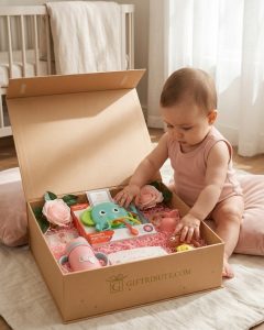 Giftribute - Welcome Baby Girl – Essential Care for Baby Girl-Basic hamper- lifestyle baby