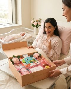 Giftribute - Welcome Baby Girl – Essential Care for Baby Girl-Basic hamper- lifestyle hospital