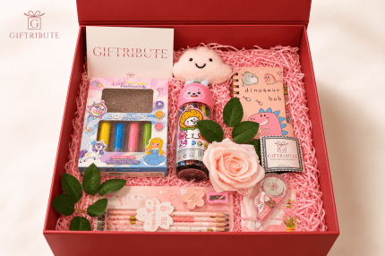 Blush Stationery Set — gift hamper UAE